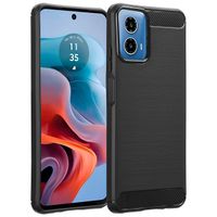 imoshion Brushed Back Cover Motorola Moto G34 - Schwarz