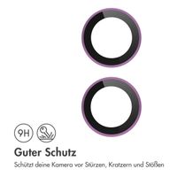 imoshion 2er-Pack Objektivschutz für Kamera für das Apple iPhone 16 / 16 Plus - Rosa