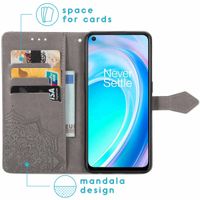 imoshion Mandala Klapphülle für das OnePlus Nord CE 2 Lite 5G - Grau