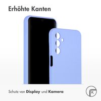 Accezz Liquid Silikoncase für das Samsung Galaxy A15 (5G/4G) - Violett