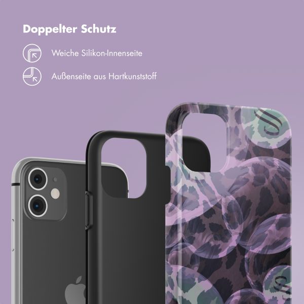 Selencia Vivid Backcover  iPhone 11 - Leo Bubble Green