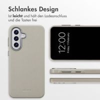 Accezz MagSafe Leather Backcover Samsung Galaxy A57 (5G) - Light Grey