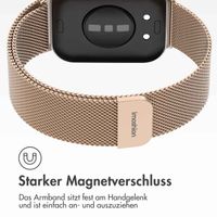 imoshion Mailandische Magnetarmband für das Huawei Watch Fit 3 - Roségold