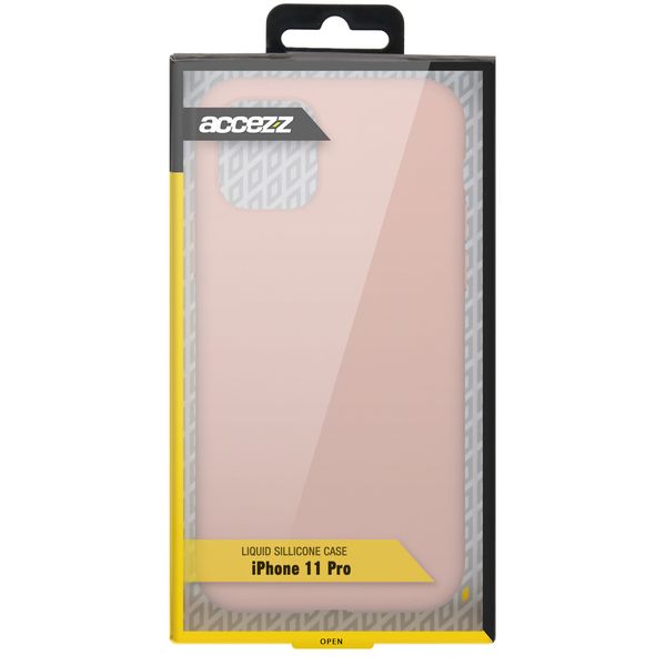 Accezz Liquid Silikoncase Apple iPhone 11 Pro - Rosa
