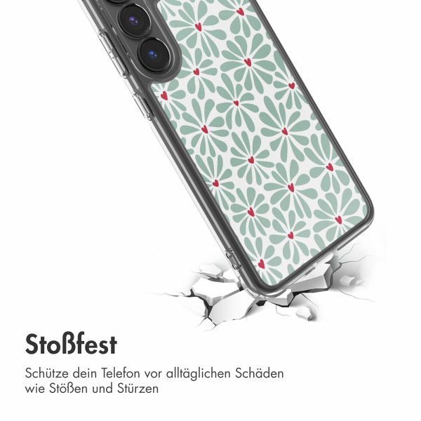 imoshion Design Hülle Samsung Galaxy S25 FE - Bloom Love Sage Green