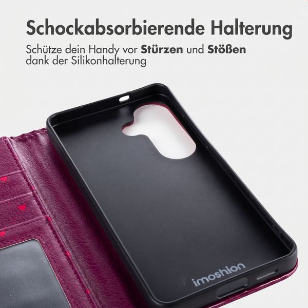imoshion Design Klapphülle Samsung Galaxy S26 - Crush Check Coral Dust