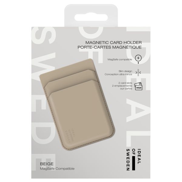 iDeal of Sweden MagSafe / Magnetischer Kartenhalter - Kartenhalter - Perfect Beige