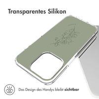 imoshion Design Hülle iPhone 14 Pro - Floral Green