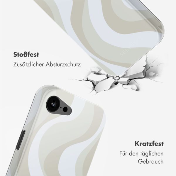 Selencia Vivid Rückabdeckung mit MagSafe Apple iPhone 16e - Desert Waves Beige