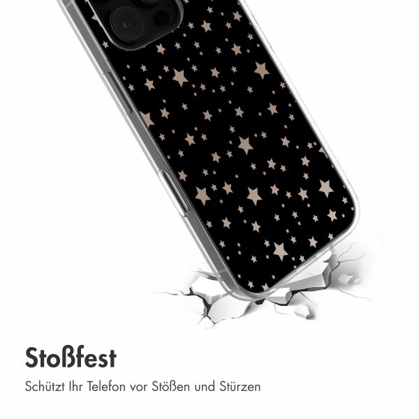 imoshion Design Hülle iPhone 16 Pro - Stars Beige Reverse