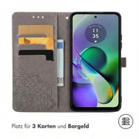 imoshion Mandala Klapphülle Motorola Moto G54 - Grau