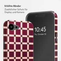 Selencia Vivid Rückabdeckung mit MagSafe Apple iPhone 17e / 16e - Check This Burgundy