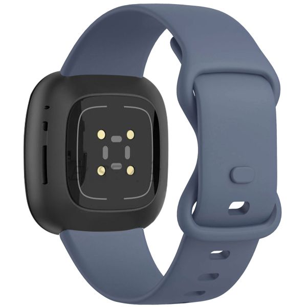 imoshion Silikonband für das  Fitbit Versa 4/ 3 / Sense (2) - Dunkelblau