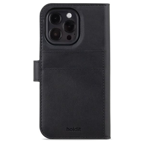 Holdit Wallet Case Magnet Plus für das iPhone 15 Pro - Schwarz