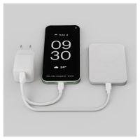 Zens Kompaktes Ladegerät 2x USB-C 45W - Netzteil - Weiß