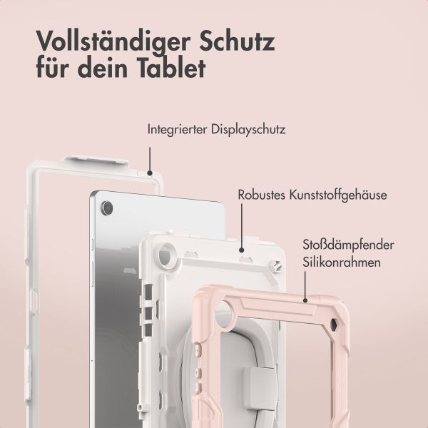 imoshion Rugged Kindersicher Schutzhülle Samsung Galaxy Tab A9 Plus - Hellrosa