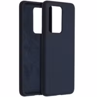 Accezz Liquid Silikoncase Samsung Galaxy S20 Ultra - Dunkelblau