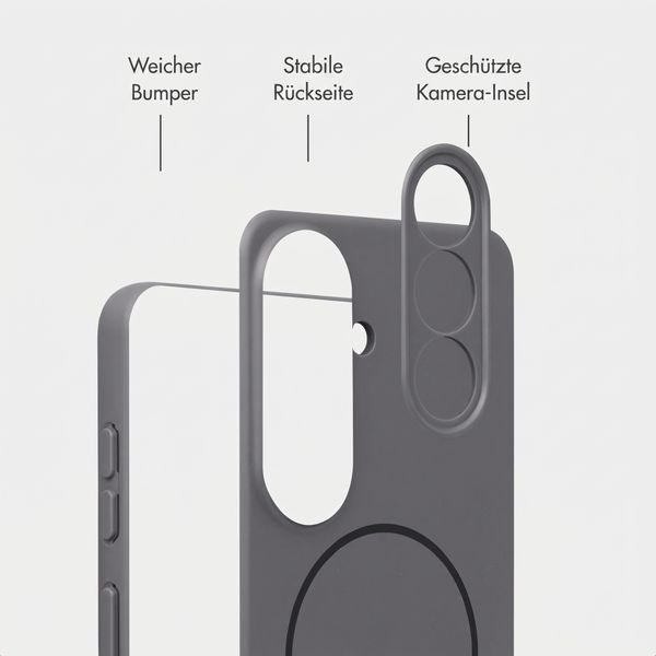 Accezz Grip Backcover mit MagSafe Samsung Galaxy S26 - Grau