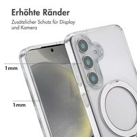 Accezz Ring Stand Backcover mit MagSafe Samsung Galaxy S25 - Transparent
