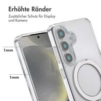 Accezz Ring Stand Backcover mit MagSafe für das Samsung Galaxy S25 - Transparent