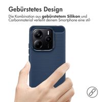 imoshion Brushed Back Cover Xiaomi Redmi Note 14 (5G) - Dunkelblau