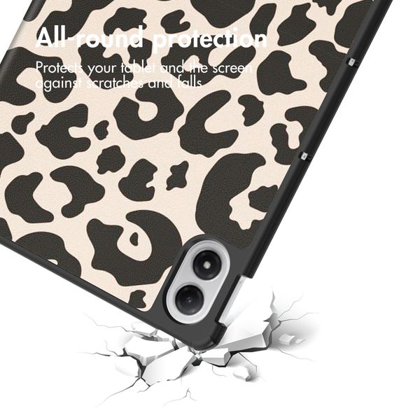 imoshion Design Trifold Klaphülle Xiaomi Redmi Pad 2 Pro / Poco Pad M1 - Leopard