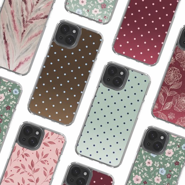 imoshion Design Hülle Apple iPhone 15 - Polka Dot Bruin