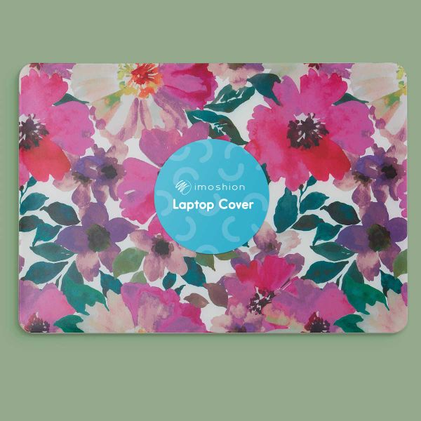 imoshion Design Laptop Cover für Apple MacBook Pro 14 Zoll (2021 / 2023 M3 chip / 2024 M4 chip / 2025 M5 chip) - Floral Water Color