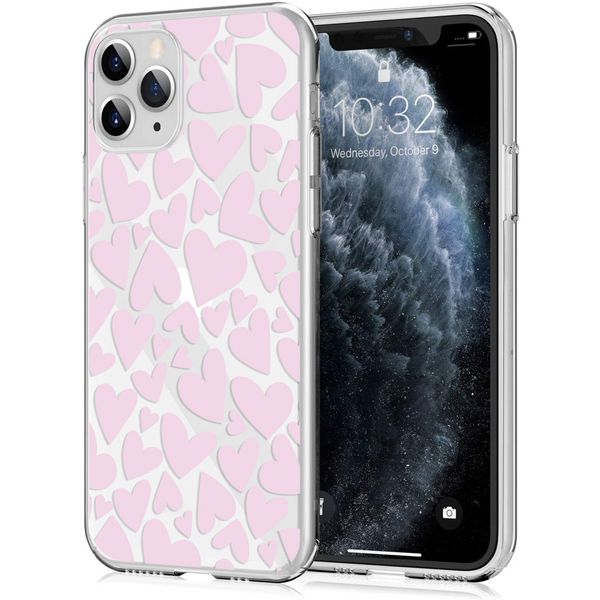 imoshion Design Hülle iPhone 11 Pro - Herzen - Rosa