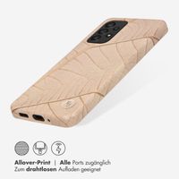 Selencia Aurora Fashion Back Case für das Samsung Galaxy A33 - ﻿Strapazierfähige Hülle - 100 % recycelt - Earth Leaf Beige