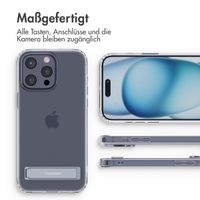 imoshion Back Cover mit Ständer Apple iPhone 15 Pro Max - Transparent