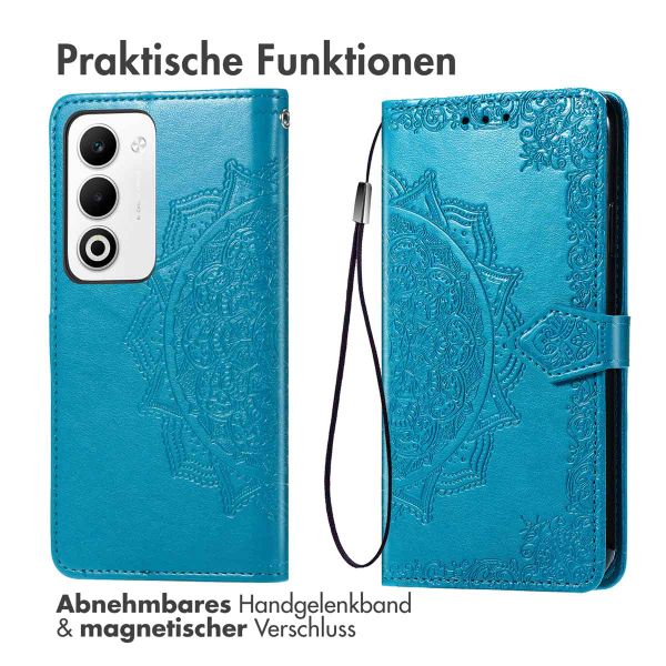 imoshion Mandala Klapphülle Oppo A5 5G (2025) - Türkis