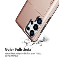 imoshion Backcover mit Kartenfach Samsung Galaxy S25 Ultra - Rosé gold