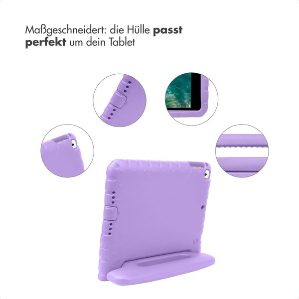 imoshion Schutzhülle mit Handgriff kindersicher Apple iPad 6 (2018) 9.7 Zoll / iPad 5 (2017) 9.7 Zoll - Lila