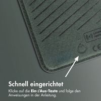 Accezz Magnetische Leder-Wallet mit Standfunktion - Geeignet für Apple Find My - Cedar Green