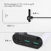 imoshion Powerbank - 20.000 mAh - Schnelles Aufladen und Power Delivery - Weiß