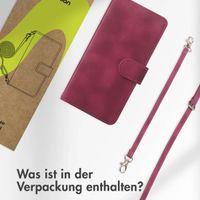 imoshion Klapphülle mit Kordel für das Samsung Galaxy A56 - Rot