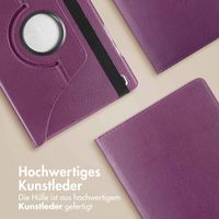 imoshion 360° drehbare Klapphülle Galaxy Tab S6 Lite / Tab S6 Lite (2022) / Tab S6 Lite (2024) - Violett