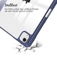 imoshion Trifold Hardcase Klapphülle Apple iPad Air 13 Zoll (2025) M3 / (2024) M2 - Dunkelblau