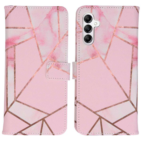 imoshion Design TPU Klapphülle für das Samsung Galaxy A14 (5G) - Pink Graphic