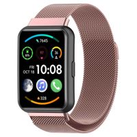 imoshion Magnetisches Milanaise Armband für das  Huawei Watch Fit 2 - Rosa