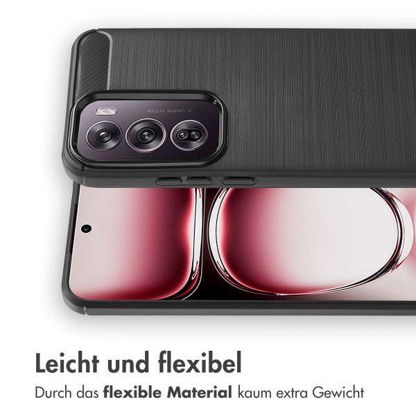 imoshion Brushed Back Cover Oppo Reno 12 Pro - Schwarz