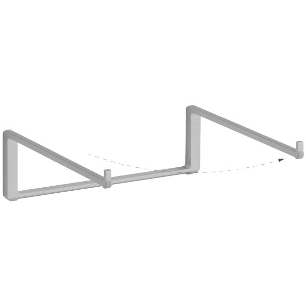 Rain Design mBar Pro Laptop Stand - Faltbarer Laptopständer - Universal - Silber