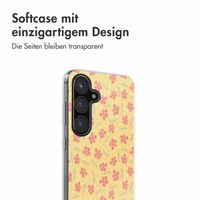 imoshion Design Hülle Samsung Galaxy S24 FE - Sunny Yellow Petite Flowers