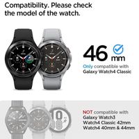 Spigen ﻿GlastR Slim HD Screenprotector 3er-Pack für das Samsung Galaxy Watch 4 - 46mm