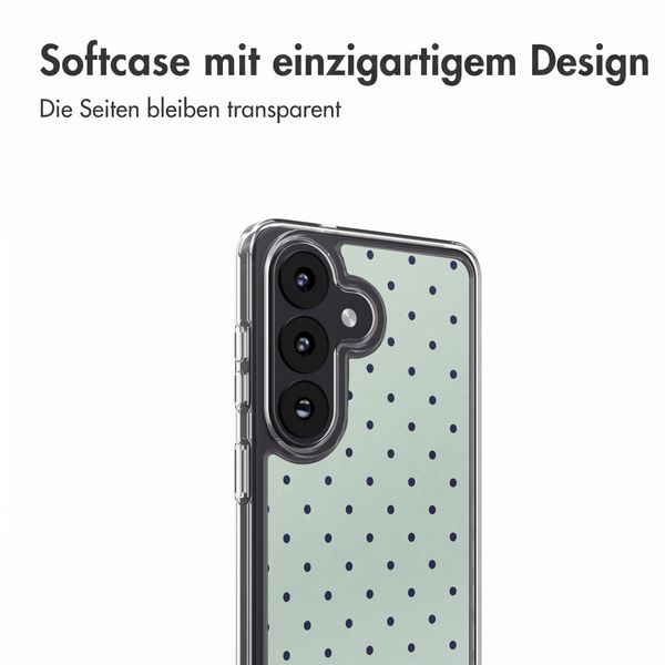 imoshion Design Hülle Samsung Galaxy A55 - Polka Dot Mintgroen
