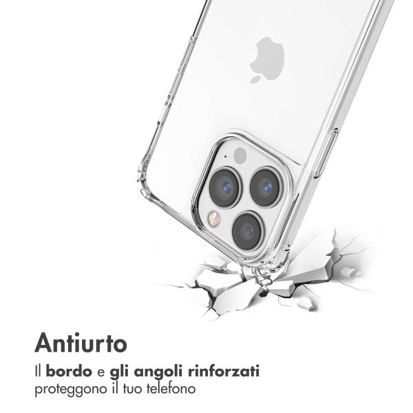 imoshion Back Cover mit Band + Armband Apple iPhone 13 Pro - Perlenherzen