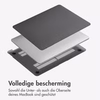 imoshion Laptop Cover Apple MacBook Air 13 Zoll (2022 / 2024 M3 chip / 2025 M4 chip) - Schwarz