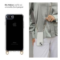 Selencia Backcover mit abnehmbaren Haken Apple iPhone SE (2022 / 2020) / 8 / 7 - Transparent