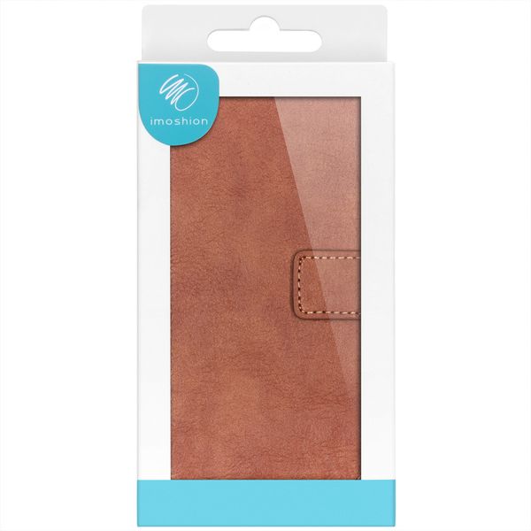 imoshion Luxuriöse Klapphülle Motorola Moto G8 Power - Braun